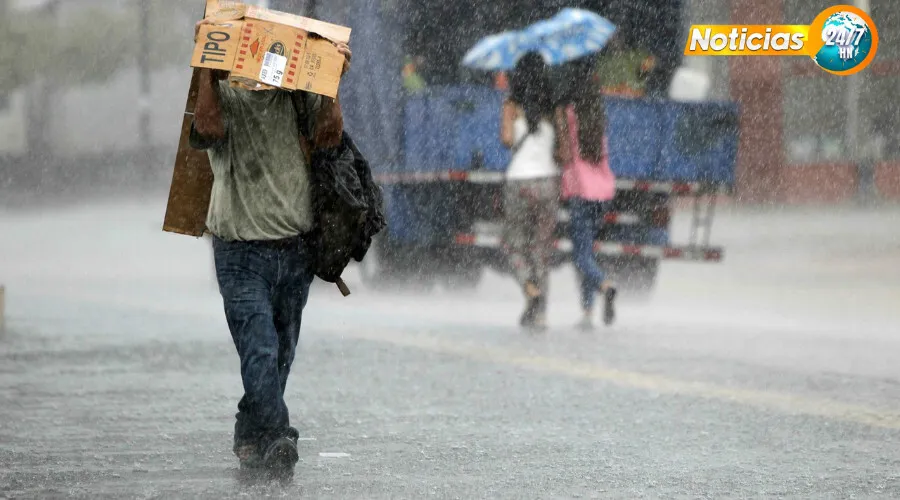 Pronostican altas probabilidades de lluvia, jueves viernes y sábado en varias regiones del país