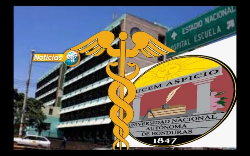 UNAH anuncia que retirará del Hospital Escuela a todos sus estudiantes de medicina
