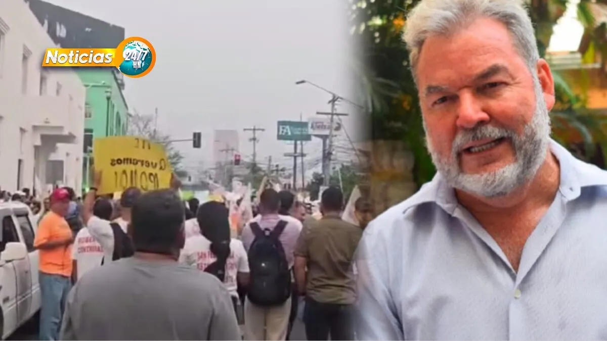 VIDEO Marcha a favor de Contreras: ¿Verdadero apoyo o teatro político?