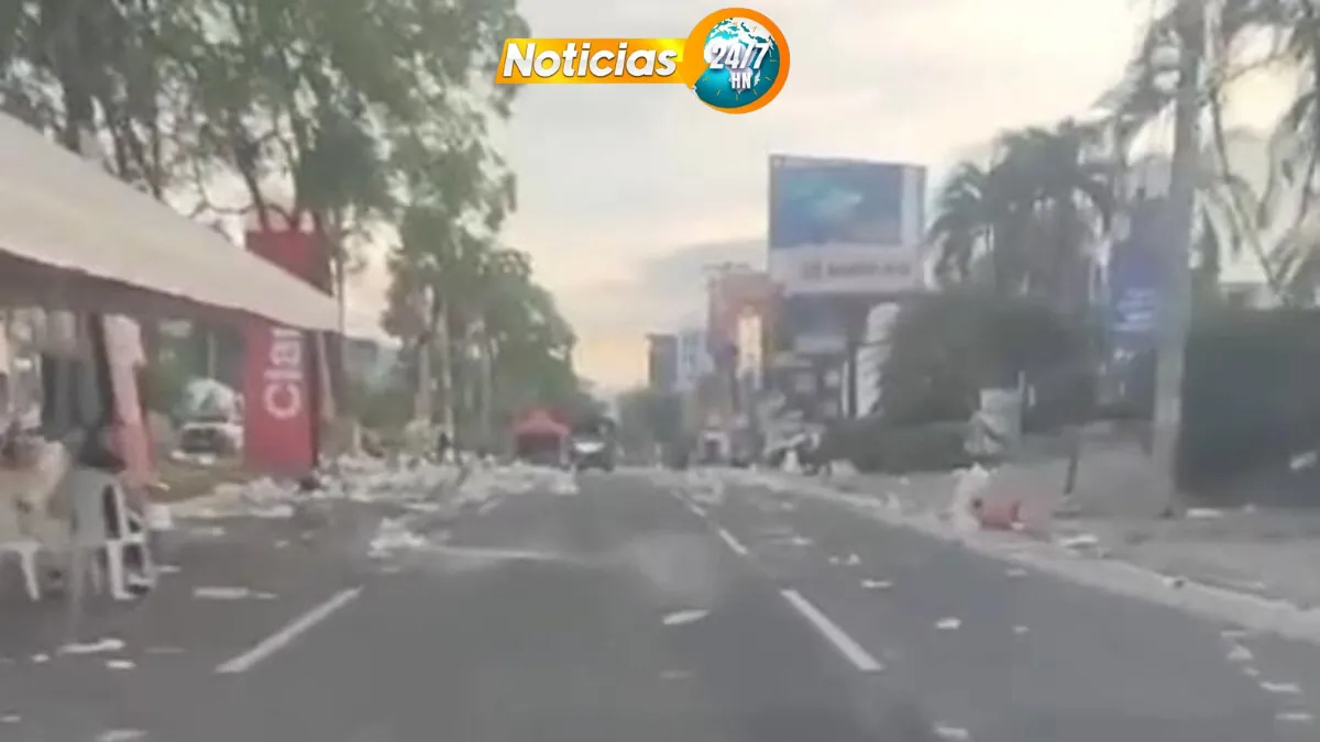 Lo Viral: ¡Después del gustazo el trancazo! Carnaval dejó “invadido” de basura avenida Circunvalación en SPS (VIDEO)