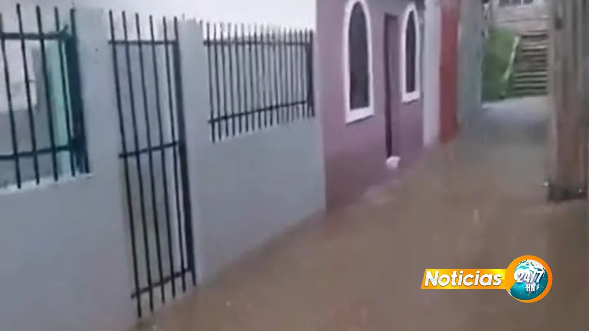 !Tuberías Colapsas! Más de 20 viviendas inundadas en Colonia Kennedy por lluvias(VIDEO)