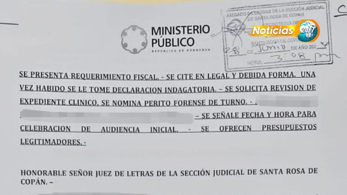 MP presenta requerimiento fiscal contra el comunicador José Santiago López por lesiones a periodista