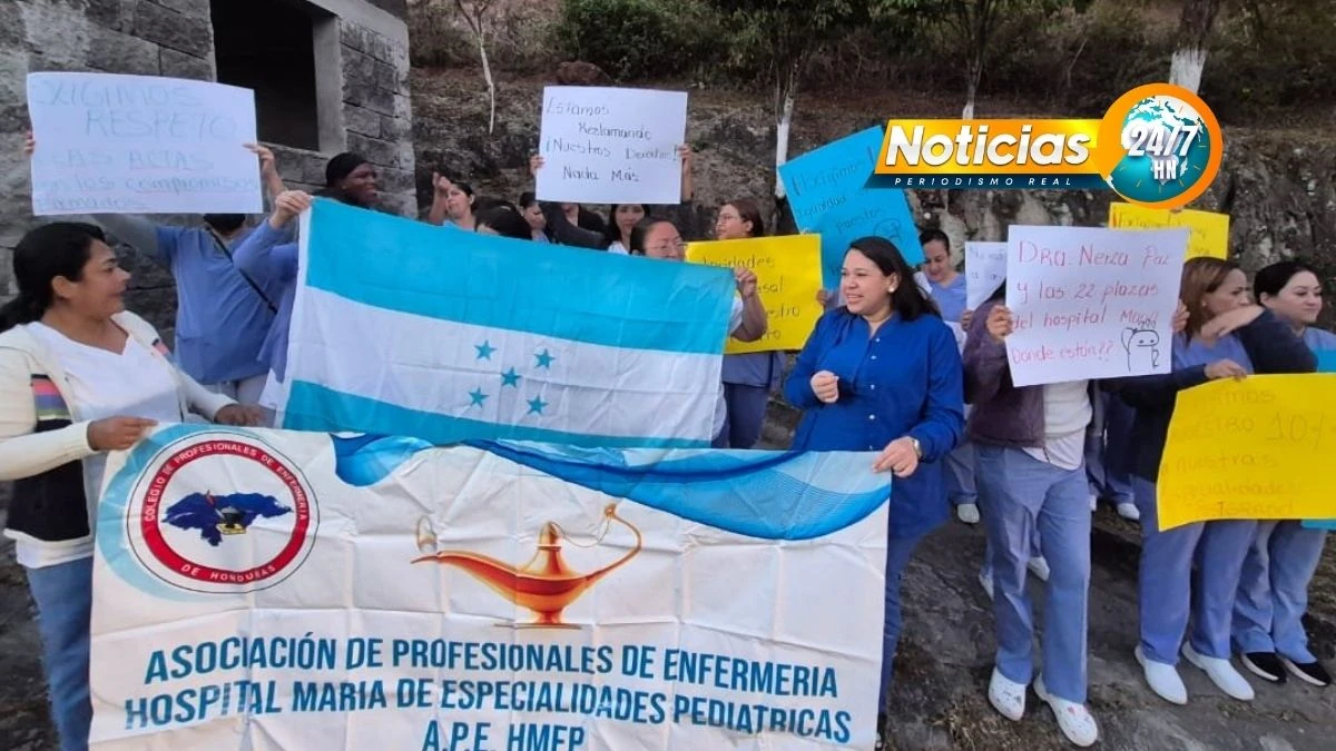 "Cansadas de promesas incumplidas": enfermeras intensifican protestas en Tegucigalpa
