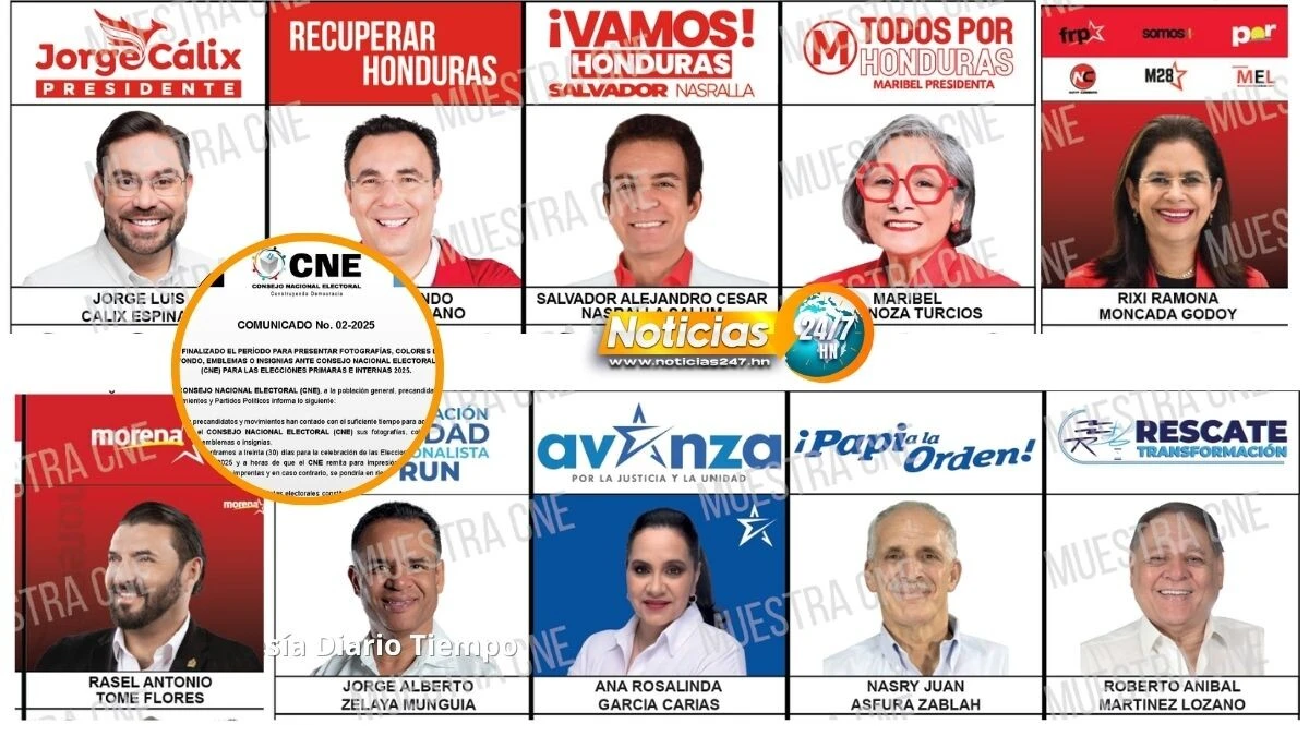 CNE concluye plazo para acreditación de fotos y emblemas en Primarias de 2025.