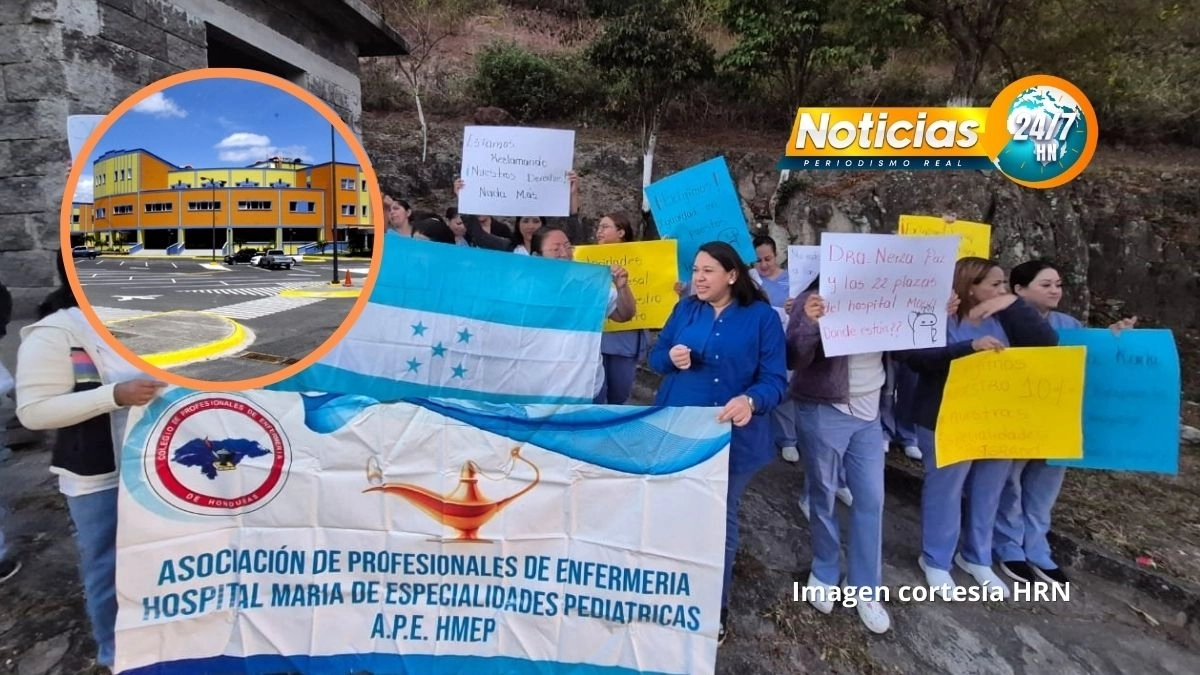 "Estamos reclamando nuestros derechos": enfermeras del Hospital María en protesta