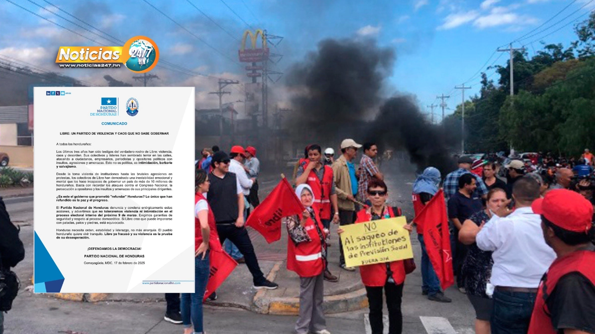 Libre Un Partido De Caos Y Violencia Pn Denuncia Agresiones Y Persecucion Politica En Honduras