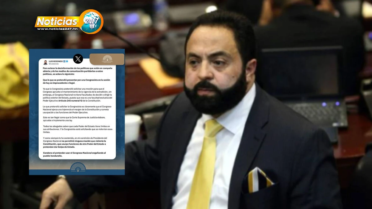 Redondo Acusa A Diputados De Promover Injerencia Ilegal Pretenden Usurpar Funciones Del Ejecutivo Asegura