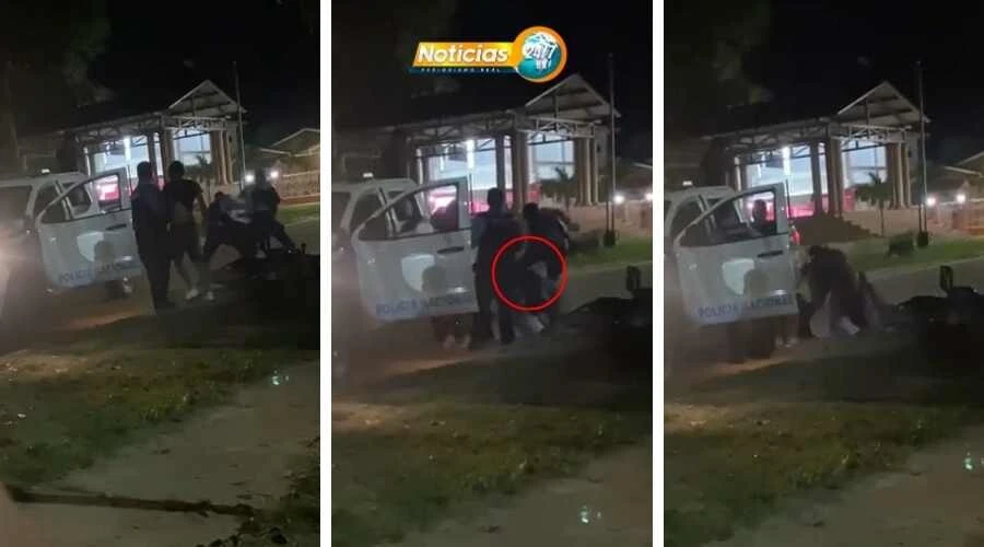 Video Brutalidad Policial Uniformados Agreden Salvajemente A Menor En La Oscuridad De Las Calles De La Masica
