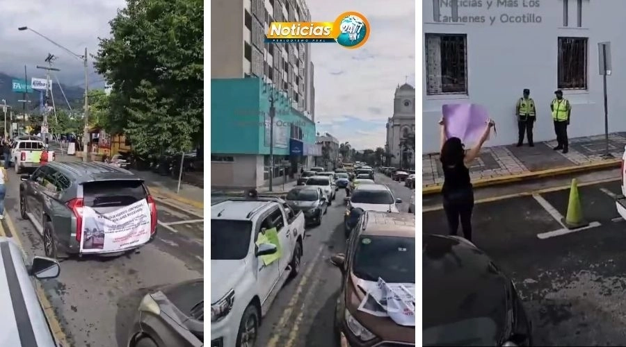Video Crisis Vial En Sps Vecinos De Los Carmenes Exigen Con Caravana De Vehiculos Un Bulevar Al Alcalde Contreras