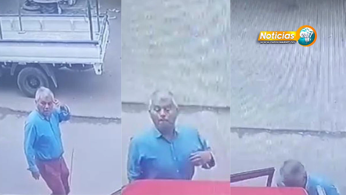 VIDEO ¡No hay edad para la picardía! Señor roba L.100 mil de un vehículo en Santa Cruz de Yojoa