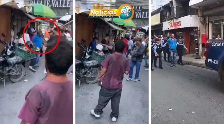 Video Por Ratero Vendedores Toman Justicia Por Su Propia Mano Y Dan Golpiza A Supuesto Ladron
