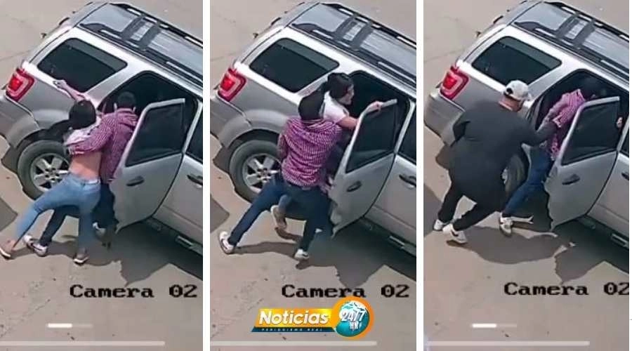 Video Vamos Bien Asaltan E Intentan Secuestrar A Mujer Y Abandonan Vehiculo 3
