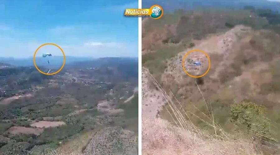VIDEO | Viento inesperado: siete paracaidistas rescatados ilesos tras aterrizaje forzoso