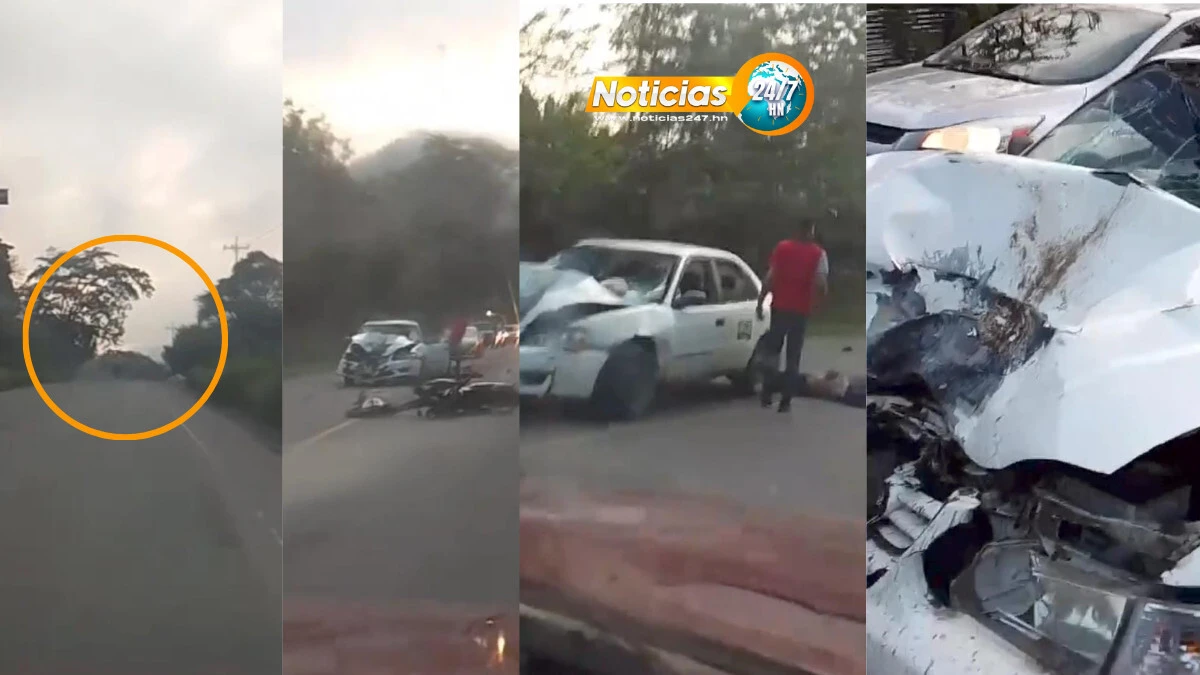 VIDEOI Imprudencia al volante: motociclista en estado de ebriedad provoca brutal accidente