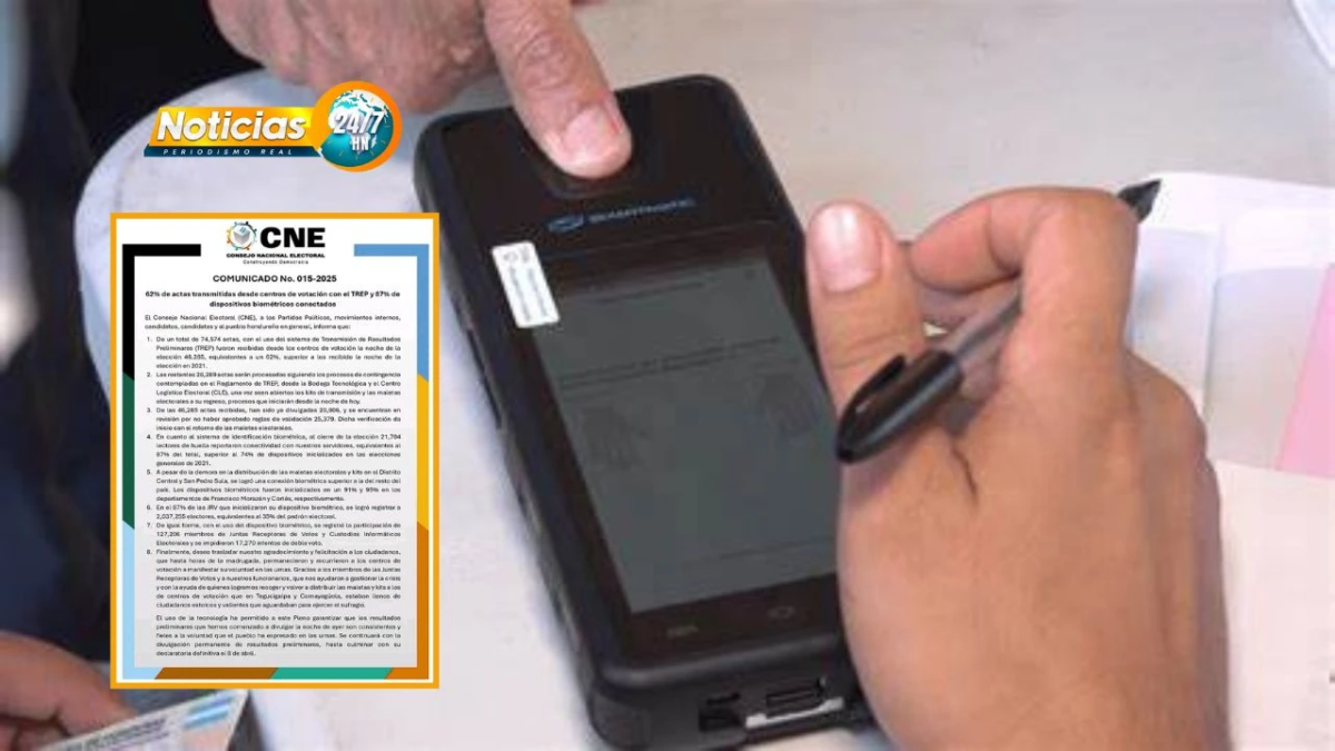 Entre Retrasos Y Promesas De Transparencia Cne Reporta 62 De Actas Con Trep Y 87 De Biometria Conectada 2