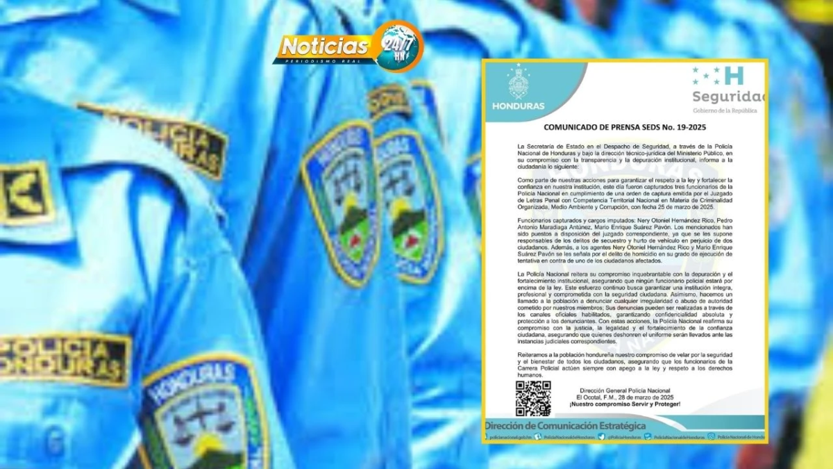 Escandalo En La Policia Arrestan A Tres Agentes Policiales Por Secuestro Y Robo De Vehiculo 2