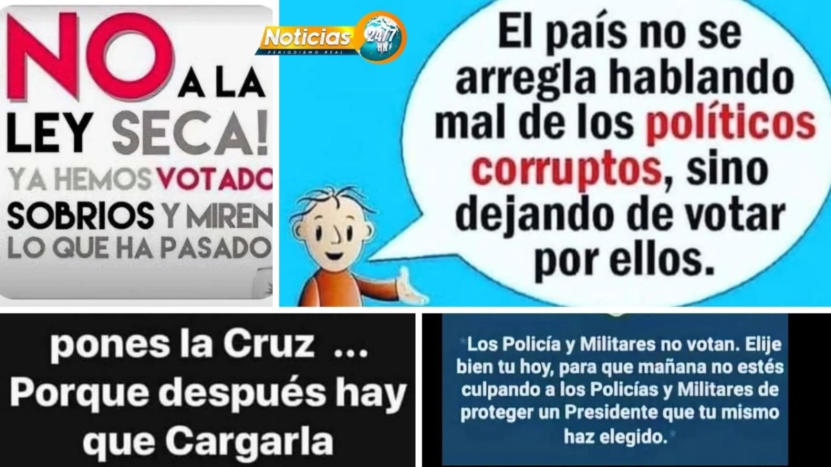 Ojo Donde Pones La Cruz Los Hondurenos Se Expresan Con Memes Para Reflexionar Sobre El Voto 2
