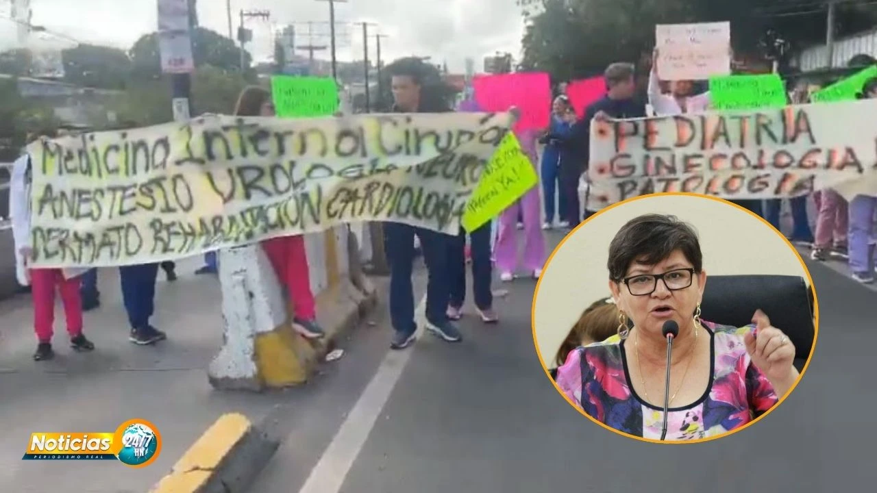 ¡Tensión! Secretaria Paredes amenaza a médicos residentes con quitarles becas por persistir en protestas