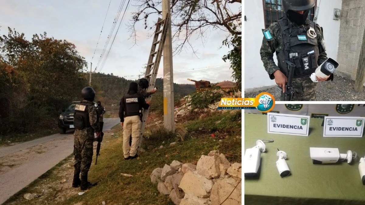 Video Desmantelan Red De Camaras De Vigilancia De La Pandilla 18 En Aldeas De Yoro