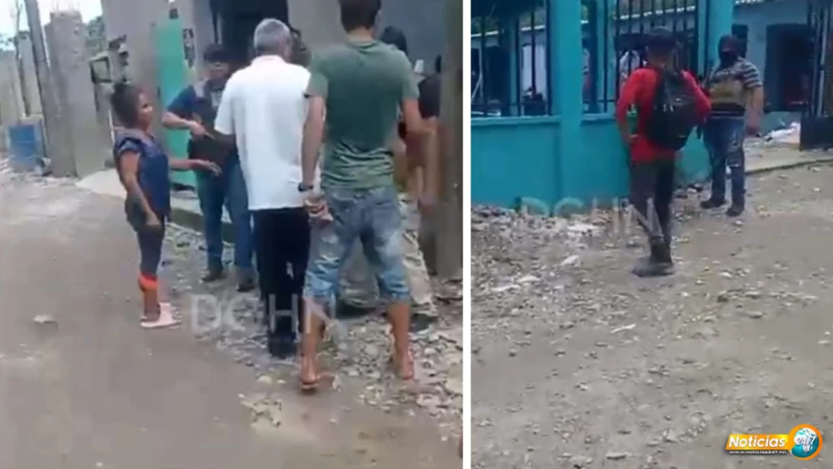 Video Enfrentamiento Ciudadanos Y Supuestos Agentes De La Dipampco Desata Caos En La Ceiba