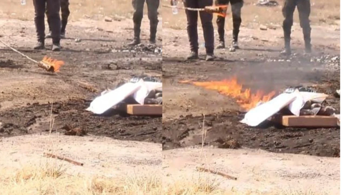 Video Fuego Contra El Narcotrafico Autoridades Realizan Incineracion De Drogas