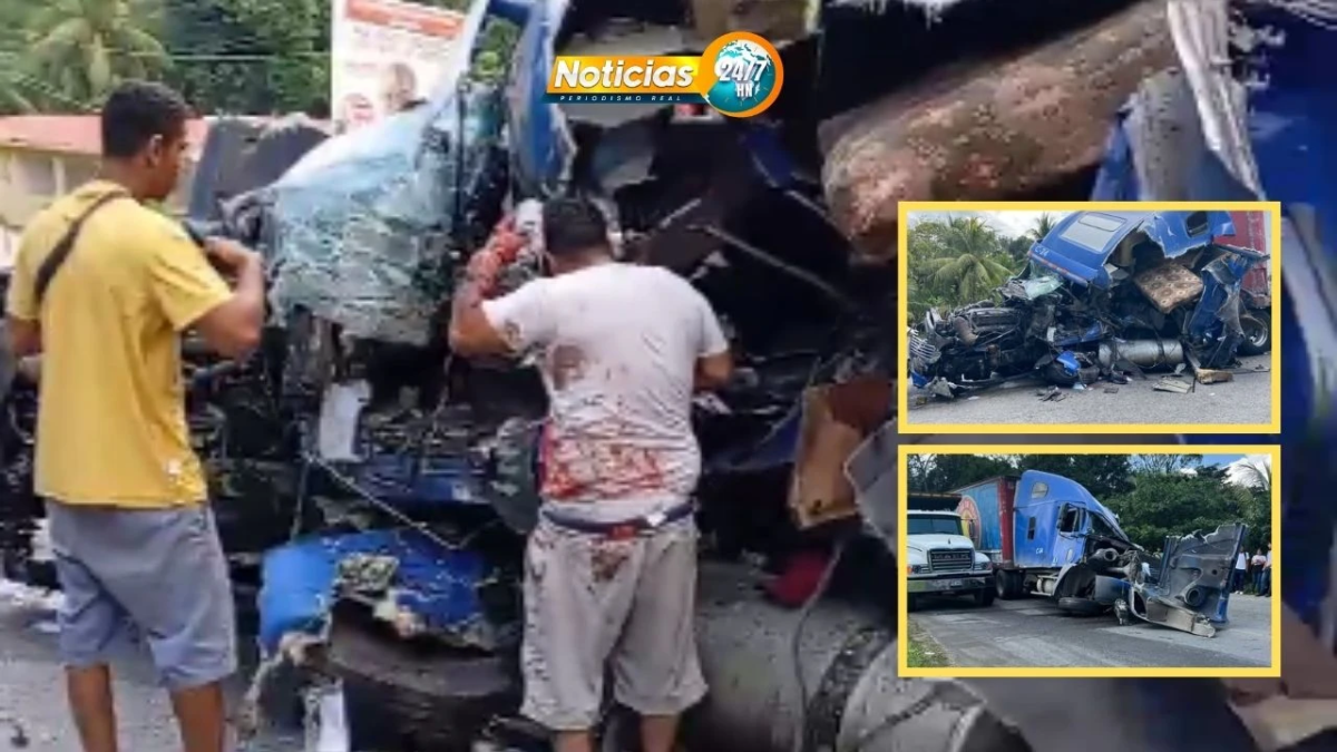 Video Quedo Vivo Para Contarla Colision De Dos Rastras En La Ca 13 Deja Al Menos Un Conductor Herido