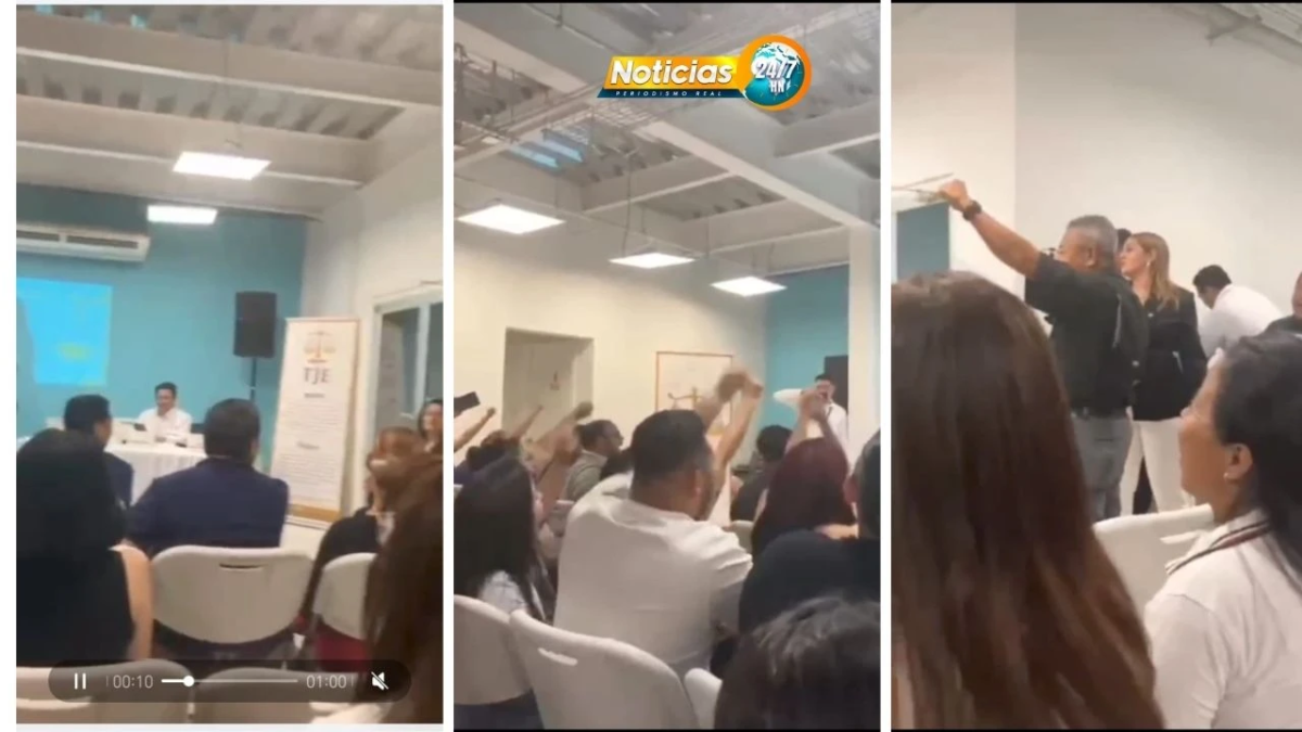 Video Viva Libre Viva Mel Resuena En Tje Magistrado Morazan Bajo Fuego Por Permitir Consignas Politicas En Capacitacion