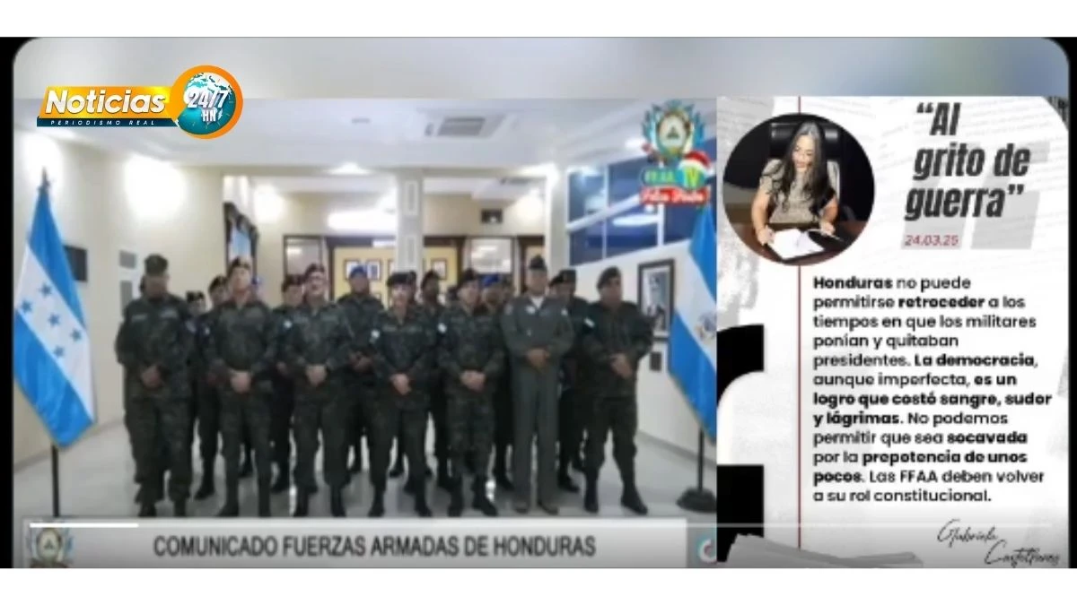 Videoi Fuerzas Armadas Garantizan Que En Honduras No Habra Golpe De Estado