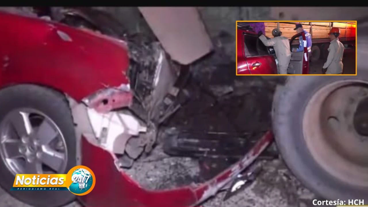 ¡Vivo de milagro! Director del IHTT quedó atrapado en su vehículo tras brutal accidente